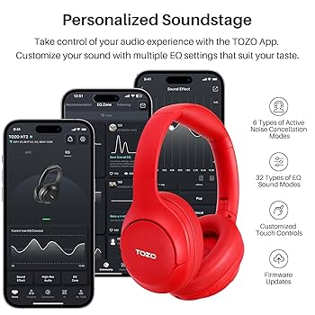『未開封』TOZO HT2 ワイヤレスヘッドホン Amazon.co.jp: TOZO HT2 ワイヤレスヘッドホン Hi-Res Audio